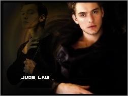 niebieskie oczy, Jude Law, czarny strój
